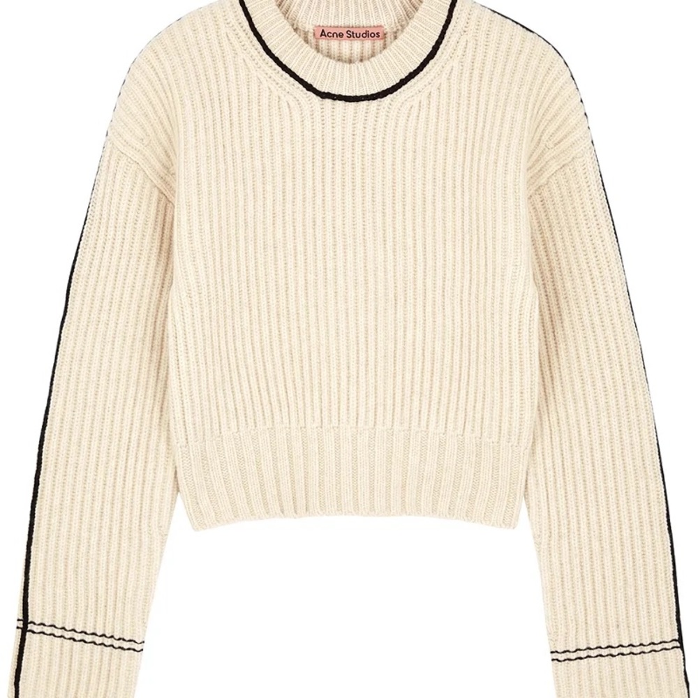 Acne Studios Korella Cream Wool Jumper